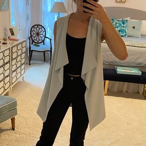 Waverly Grey Blue Vest